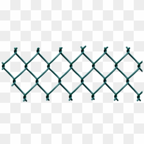 11 Gauge Vs 9 Gauge Chain Link, HD Png Download - chain link fence png