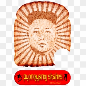 Kim Jong-un Toast Graphic Art By Perry V Wade - Illustration, HD Png Download - kim jong un png
