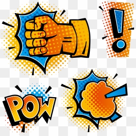 Logo Brand Text Illustration - Comic Pow Texture, HD Png Download - boom png