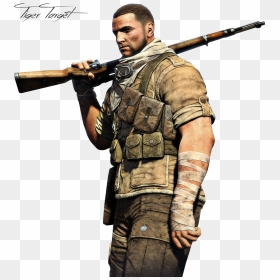 Sniper Elite Png Transparent Image - Sniper Elite 3 Icon Png, Png Download - sniper png