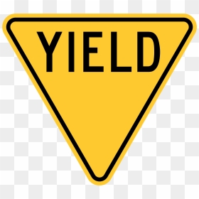 United States Sign - Clip Art Yield Sign, HD Png Download - no sign transparent png