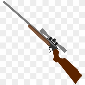 Free Cliparts Rifles - Rifle Clipart, HD Png Download - sniper png