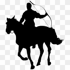 3 Drawing Bahubali Svg Transparent Library - Cowgirl On Horse Silhouette, HD Png Download - bahubali png