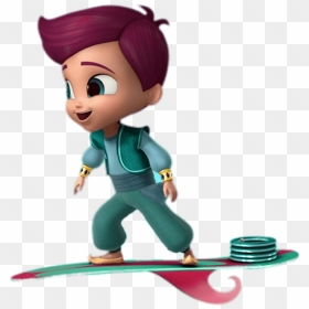Shimmer And Shine Kaz On Flying Board Transparent Png - Shimmer And Shine Zac And Kaz, Png Download - shimmer and shine png