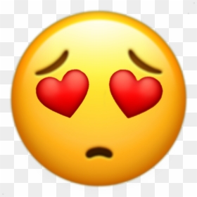 🥺😍 #emojis #hearteyes #pleading #aesthetic #mine - Pleading Emoji With Hearts, HD Png Download - heart eyes emoji png