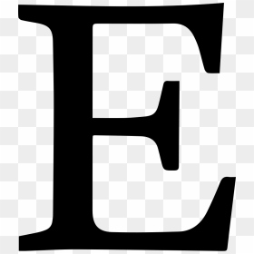 Etsy Logo - Letter E Clipart, HD Png Download - etsy logo png
