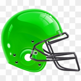 Green Football Helmet Png Clip Art, Transparent Png - football helmet png