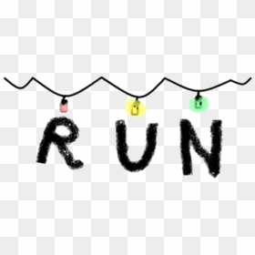 Stranger Things Lights Run Clipart , Png Download - Stranger Things Run Lights, Transparent Png - stranger things png