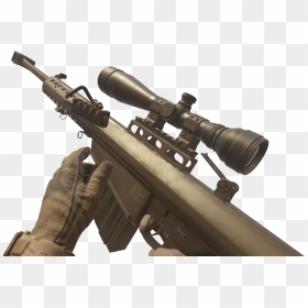 Mwr Sniper Png - Barrett Call Of Duty, Transparent Png - sniper png