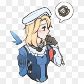 Mercy Overwatch Stickers , Png Download - Overwatch Mercy Fanart Cute, Transparent Png - mercy png