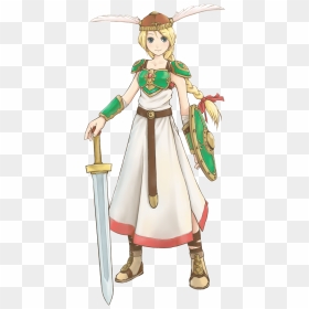 Valkyrie No Densetsu Valkyrie Armor Dress Sword Transparent - Valkyrie No Densetsu, HD Png Download - no sign transparent png