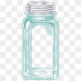 Mason Jar Clip Art, HD Png Download - mason jar png
