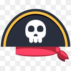 Pirates Hat Cartoon Png , Png Download - Transparent Cartoon Pirate Hat, Png Download - pirate hat png
