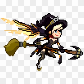 Banner Royalty Free Transparent Mercy Pixel - Overwatch Mercy Pixel Spray, HD Png Download - mercy png