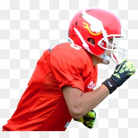 American Football Player Png Image - American Football Transparent Red Players Football, Png Download - football player png