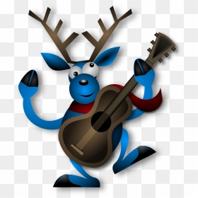 Deer Dancing Reindeer Clipart, HD Png Download - reindeer png
