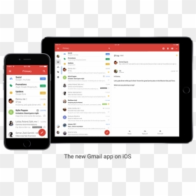 Gmail On Ios New App - G Suite New Gmail, HD Png Download - gmail png