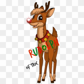 Image The Red Nosed - Rudolph The Red Nosed Reindeer The Movie Rudolph, HD Png Download - reindeer png
