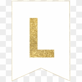 Banner Gold Letters Printable, HD Png Download - gold banner png