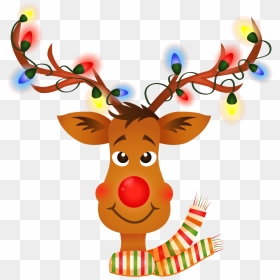 Rudolph The Rednosed Reindeer Png - Rudolph The Red Nosed Reindeer Png, Transparent Png - reindeer png