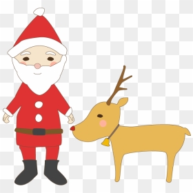 Christmas Reindeer Clipart - Christmas Day, HD Png Download - reindeer png