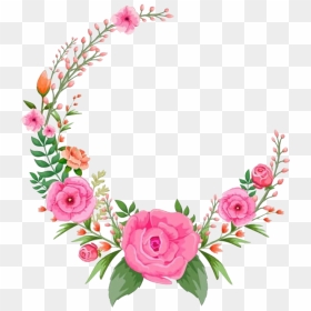 Round Flower Frame Png Picture - Round Flower Frame Png, Transparent Png - circle frame png