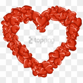 Free Png Download Heart Made Of Hearts Png Images Background - Portable Network Graphics, Transparent Png - corazones png