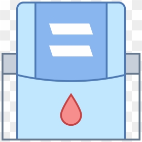This Looks Like A Square With A Drop Of Blood In The - Icon, HD Png Download - blood drop png