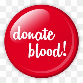Donate Blood Red Blood Drop - Circle, HD Png Download - blood drop png