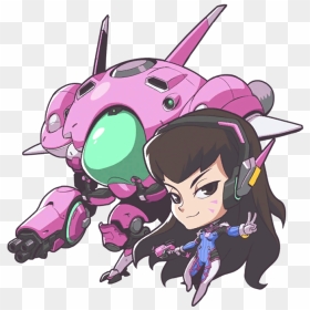 Overwatch Dva Png Vector, Clipart, Psd - Overwatch Dva Cute Spray, Transparent Png - dva png