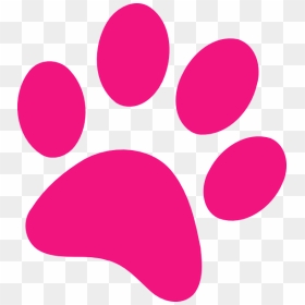 Pink Paw Print Png - Pink Paw Print Logo, Transparent Png - dog paw png