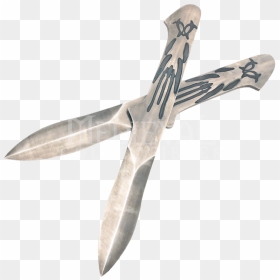 Drawn Dagger Altair - Medieval Throwing Knives, HD Png Download - dagger png