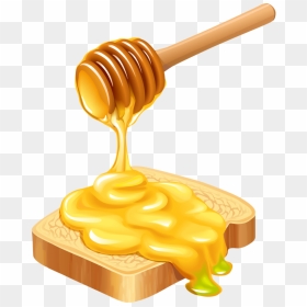 Honey Clipart Food - Honey Comb Clip Art, HD Png Download - honey png
