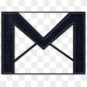 Black Gmail Icon, HD Png Download - gmail icon png