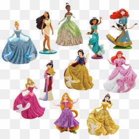 Disney Princess Png Hd - Disney Princess Deluxe Figurine Set, Transparent Png - princess png