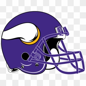 Viking Helmet Clip Art - Vikings Helmet Logo Png, Transparent Png - football helmet png