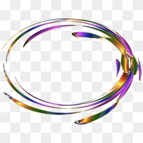 Colorful Circle Frame Png , Png Download - Transparent Abstract Frames Png, Png Download - circle frame png