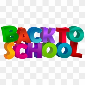 Back To School Clipart Transparent - Graphic Design, HD Png Download - back to school png
