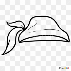 Draw A Pirate Hat Clipart , Png Download - Line Art, Transparent Png - pirate hat png
