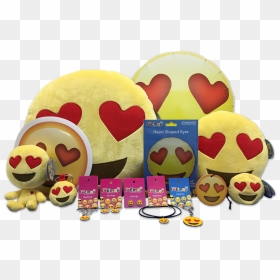 Transparent Yellow Heart Png - Emoji, Png Download - heart eyes emoji png
