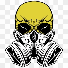 Skull With Gas Mask Png - Skull With Gas Mask, Transparent Png - gas mask png