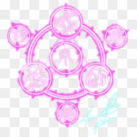 Arcane Circle- Nahoria Aura - Transparent Purple Magic Circle, HD Png Download - aura png