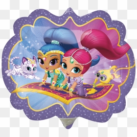 Shimmer And Shine Topper, HD Png Download - shimmer and shine png