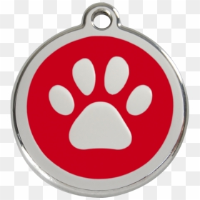 Red Tag On Dog Paw , Png Download - Du Pet, Transparent Png - dog paw png