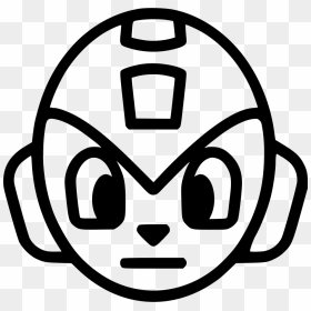 Megaman - Icon Black Png Megaman, Transparent Png - megaman png