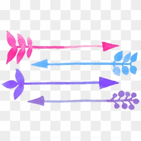 Transparent Purple Divider Png - Flechas De Colores Png, Png Download - flechas png