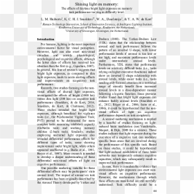 Document, HD Png Download - bright light png