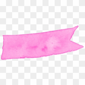Pink Watercolor Ribbon Png, Transparent Png - pink png