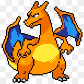 Charizard Em Pixel Art Clipart , Png Download - Pokemon Pixel Art, Transparent Png - charizard png