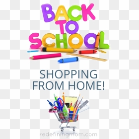 Back To School Shopping Png Clipart - Back To School .png, Transparent Png - back to school png